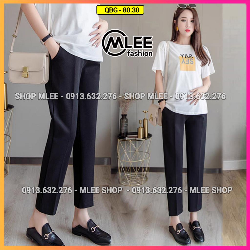 Baggy bầu công sở đẹp, quần áo bầu thời trang, MLEE SHOP