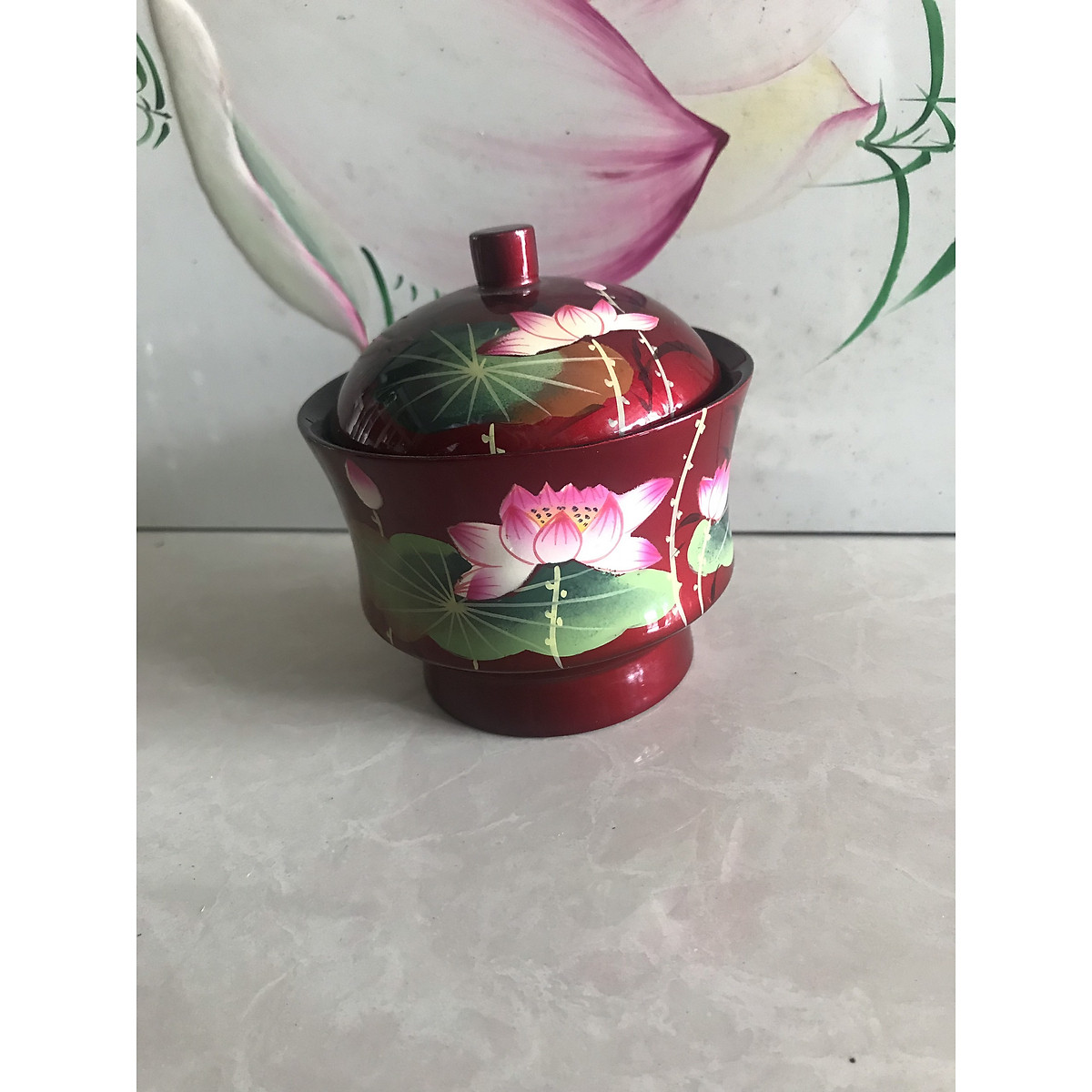 Hủ sâm sơn mài cap cấp
