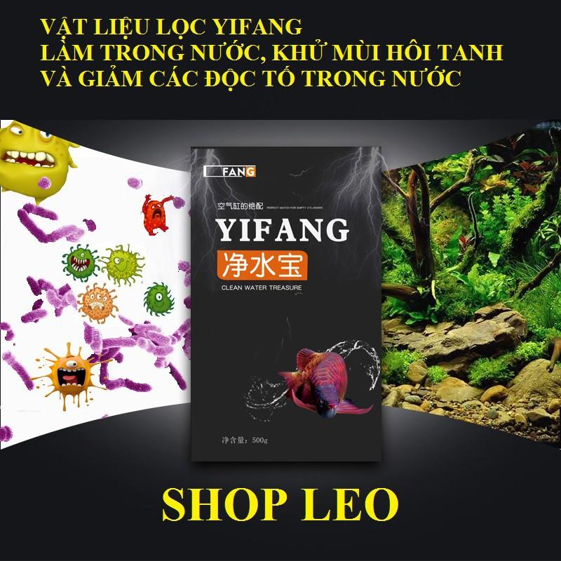 VẬT LIỆU LỌC YIFANG LÀM TRONG NƯỚC KHỬ ĐỘC BỂ CÁ - VẬT LIỆU LỌC NANO