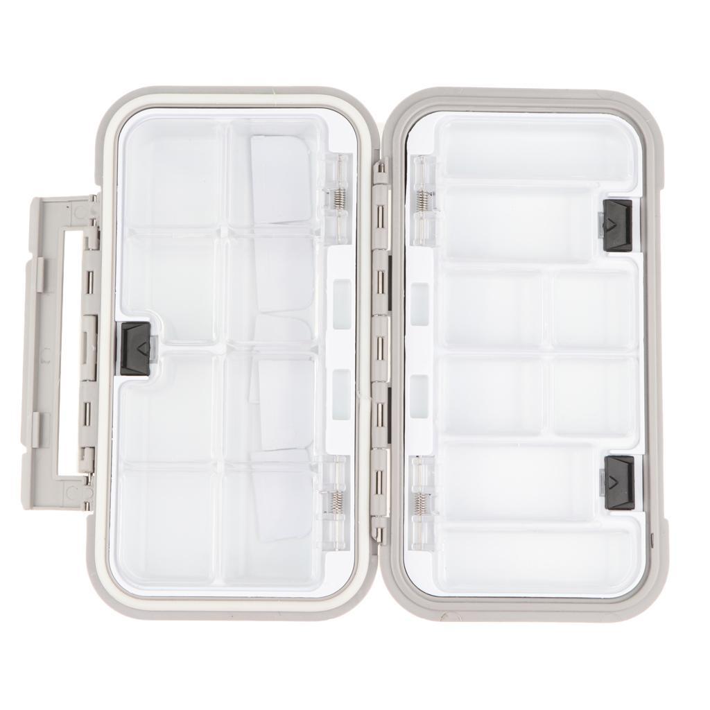 Premium Waterproof Plastic Fishing Hooks Lures Baits Tackle Storage Organizer Box Case - C Type
