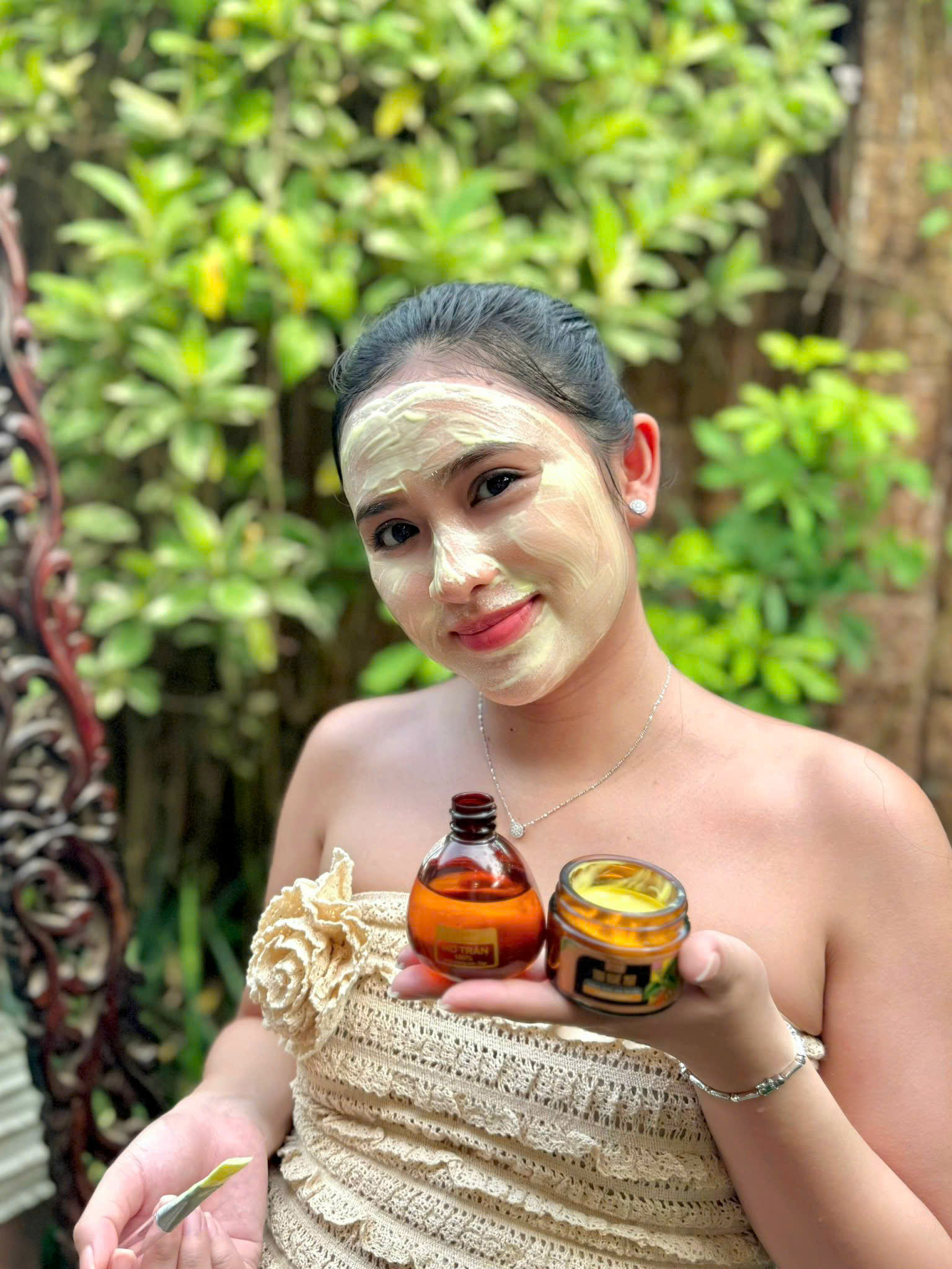 Mặt nạ Tinh Nghệ Mật Nstore Thanh Nhi dưỡng da trắng sáng hồng, mờ thâm mụn,se khít lỗ chân lông thích hợp cho mọi loại da