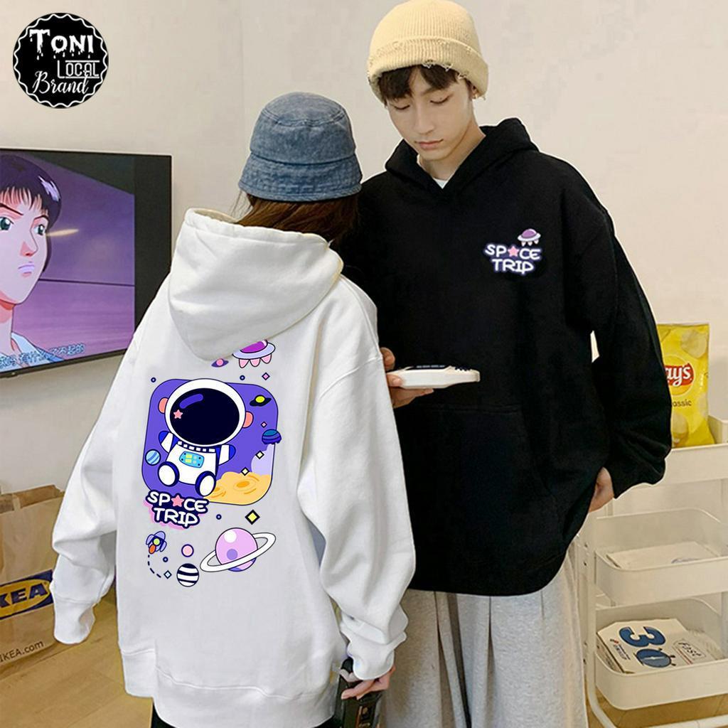 Áo Hoodie Local Brand Space Trip nỉ bông dày form rộng Unisex