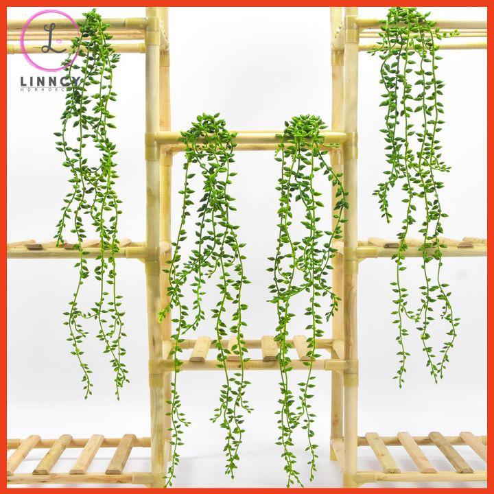 Chùm sen đá giọt nước nhân tạo 80cm trang trí nhà cửa, cửa hàng, văn phòng, lớp học