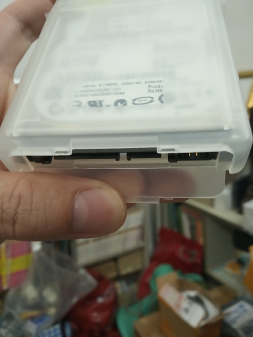 Hộp đựng ổ cứng laptop 2.5 inch chống mưa, chống bụi, có khe mở cổng Sata - Hàng nhập khẩu