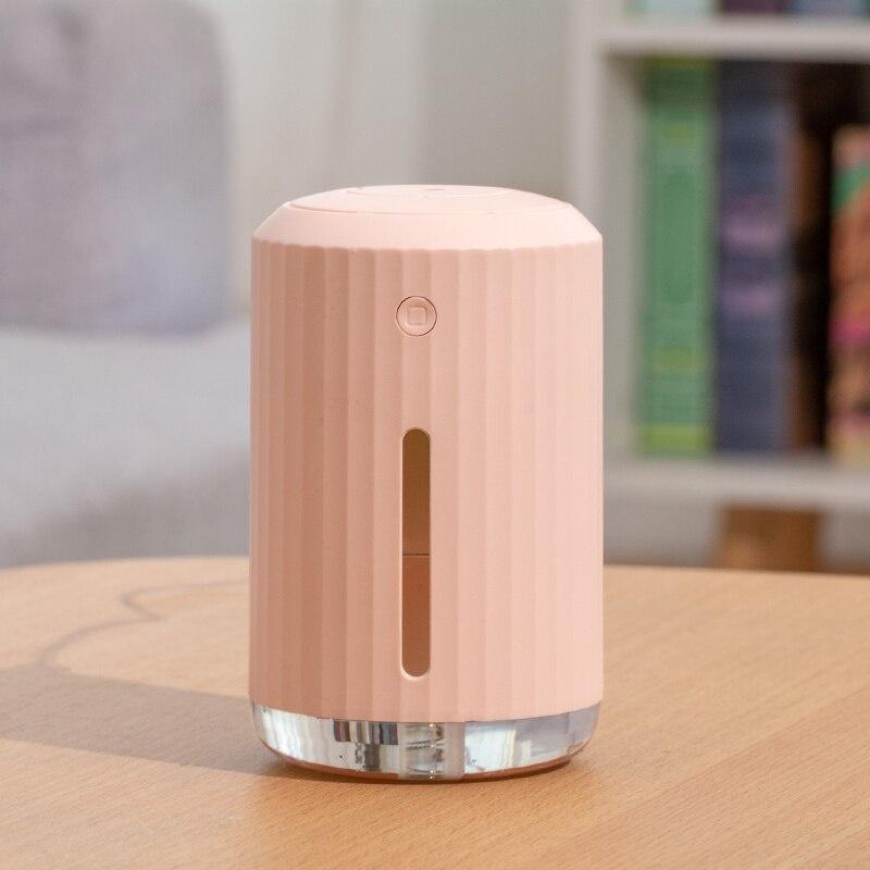 320ML Ultrasonic Air Humidifier Aroma Essential Oil Diffuser for Home Car USB Fogger Mist Maker Aromatherapy with LED Night Lamp