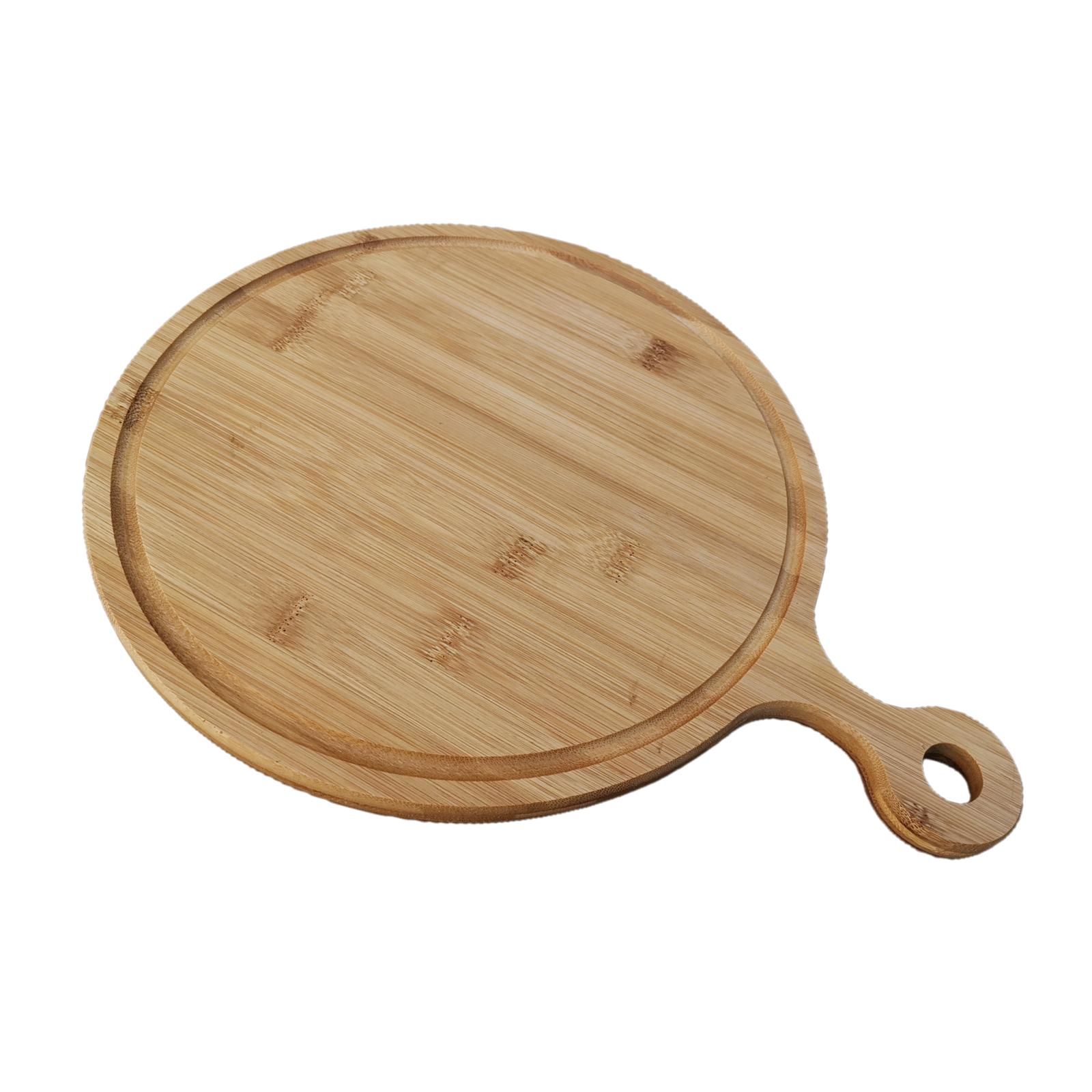Pizza Peel, Wood Serving Pan, Cheese Boards, Pizza Board Pizza Paddle Cutting Board with Handle for Pizza, Bread, Cutting Fruit, and Serving