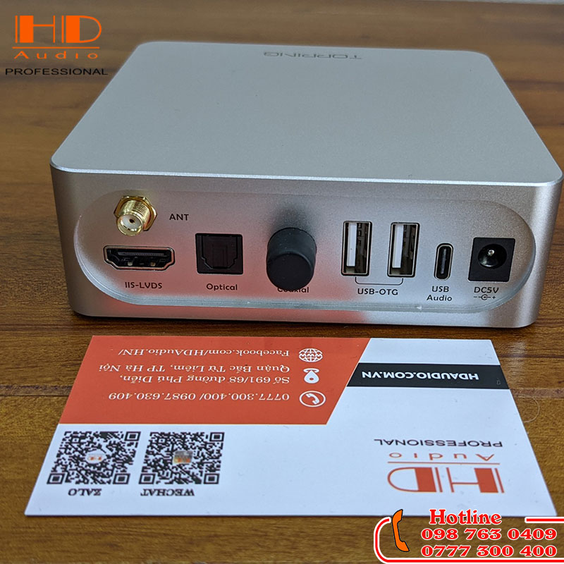 Musicsever Topping M50 - Hỗ Trợ DSD 256 - Đầu Ra USB/ IIS/ Cổng Quang/ Đồng Trục Tặng kèm USB 32Gb- Hàng Chính hãng