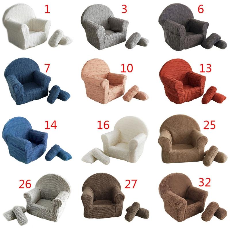 3 Cái/bộ Bé Sơ Sinh Tạo Dáng Ghế Sofa Mini Tay Ghế Gối Trẻ Sơ Sinh Đạo Cụ Chụp Ảnh Poser Phụ Kiện Chụp Ảnh