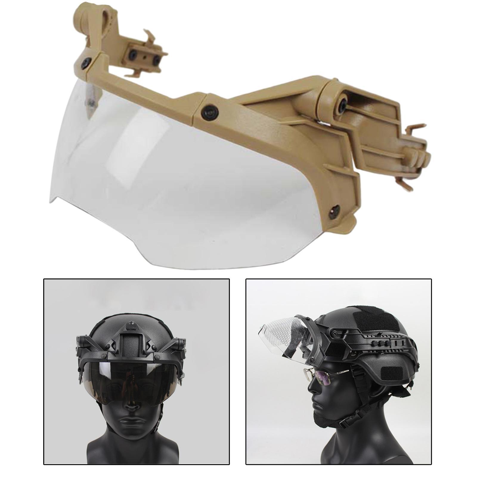 Tactical Split An toàn bảo vệ an toàn F-F-F-F-Foggles Phụ kiện đường ray 90 độ Bảo vệ antifog có thể tháo rời Color: Green B