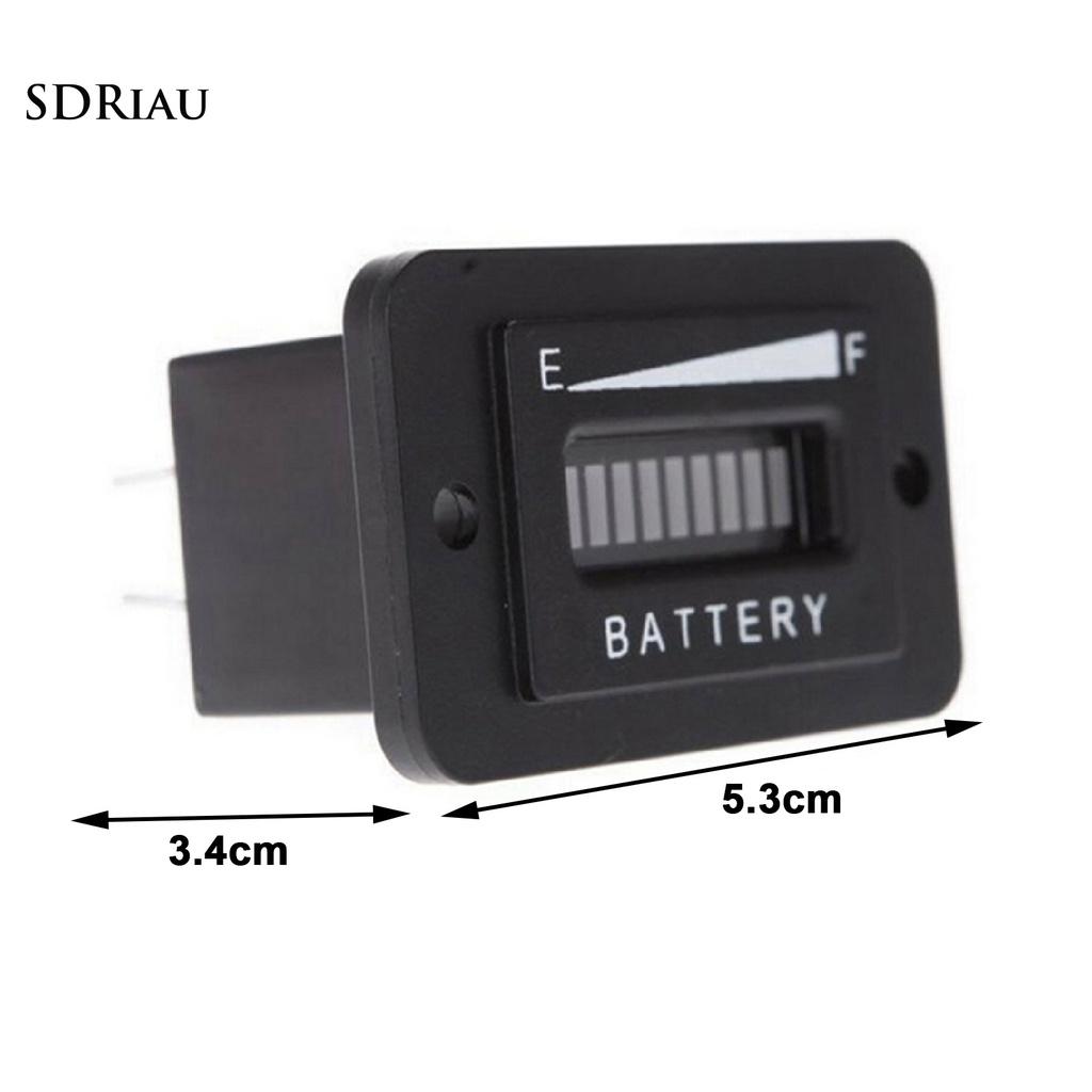 Đồng hồ đo nhiên liệu có đèn LED 10 số pin thiết kế nhỏ gọn đơn giản