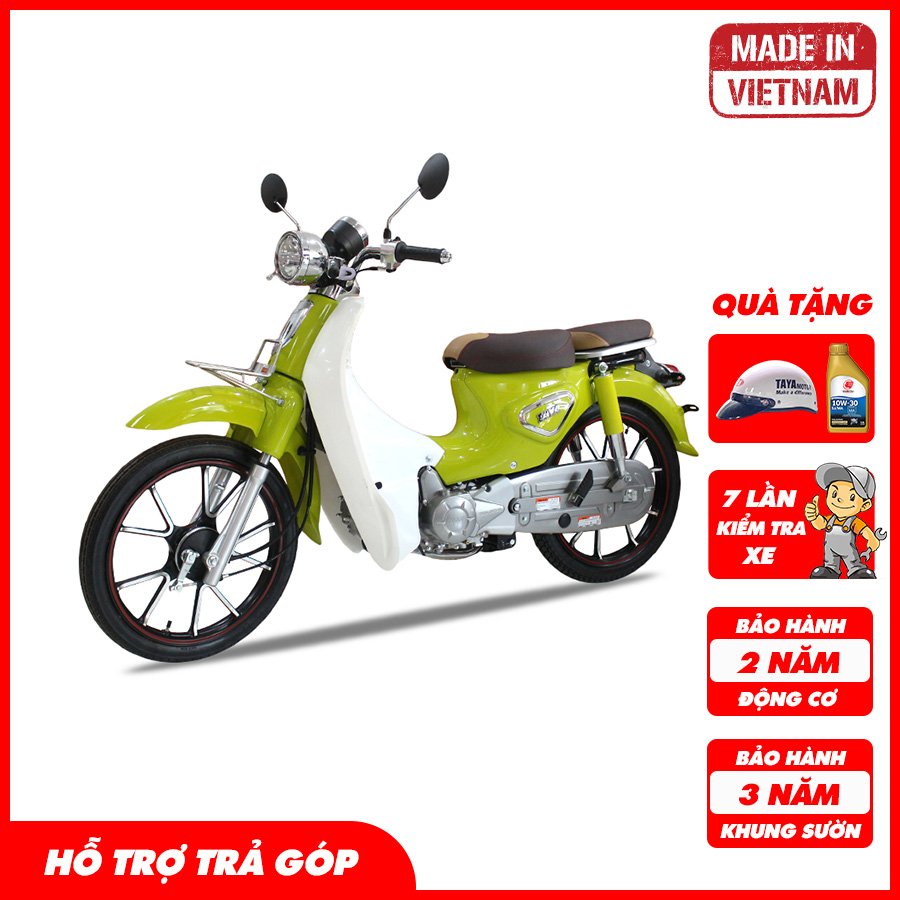 XE MÁY CUB 50cc TAYA PRO - Xanh Cốm