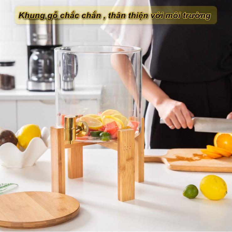 Bình thủy tinh chịu nhiệt 8L