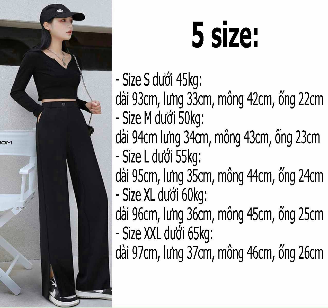 QUẦN ỐNG RỘNG KHOÁ KÉO CHÂN