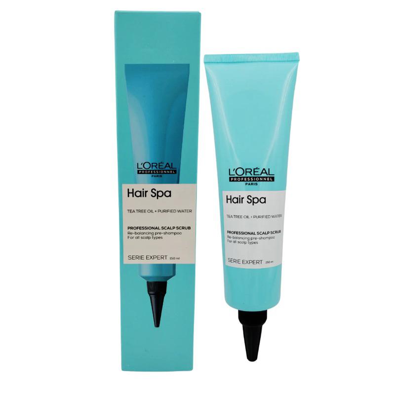 [+Tặng mũ trùm] Gel tẩy tế bào chết Loreal Hair Spa Scalp Scrub sạch gàu, bã nhờn 150ml