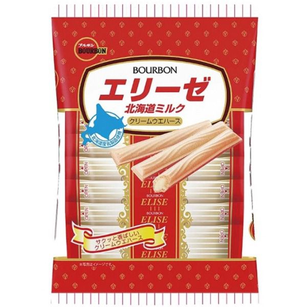 Bánh que Bourbon Elise vị Sữa Hokkaido gói 64gr (16 bánh)