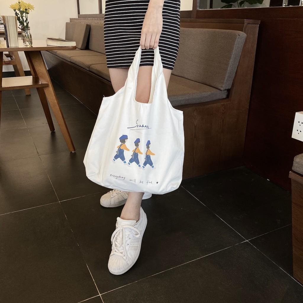 T83/Túi Tote trẻ trung hình cô gái