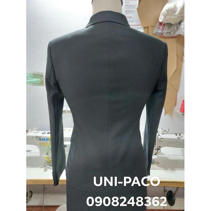 Bộ Vest Nữ công sở 2 nút bao gồm áo vest và chân váy ngắn .