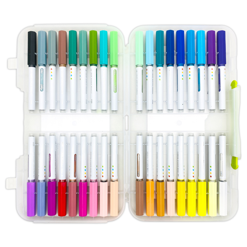 Deli - Hộp 36 Bút Acrylic Marker Mực Lỏng EC199-36