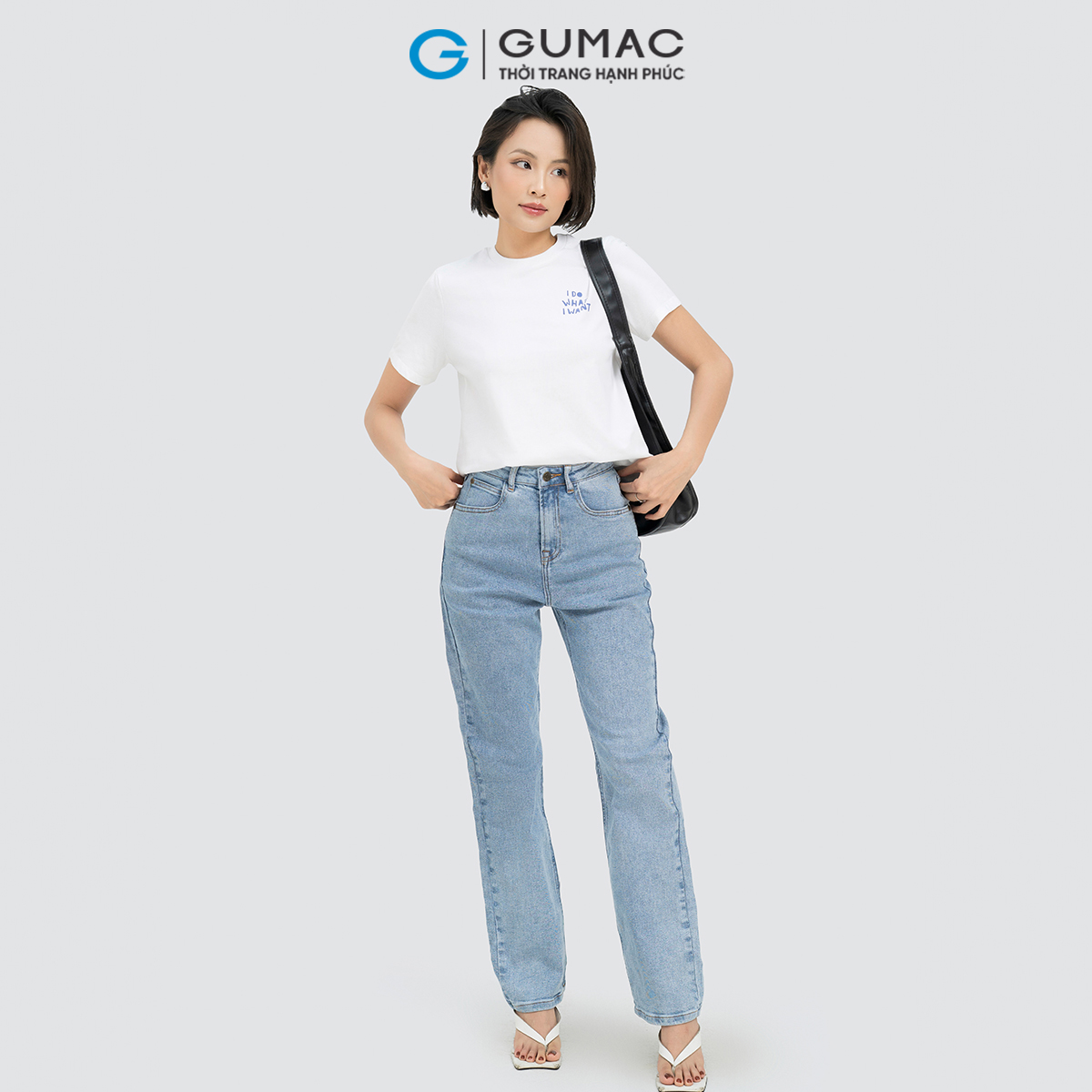 Áo thun in cổ tròn GUMAC ATD04039