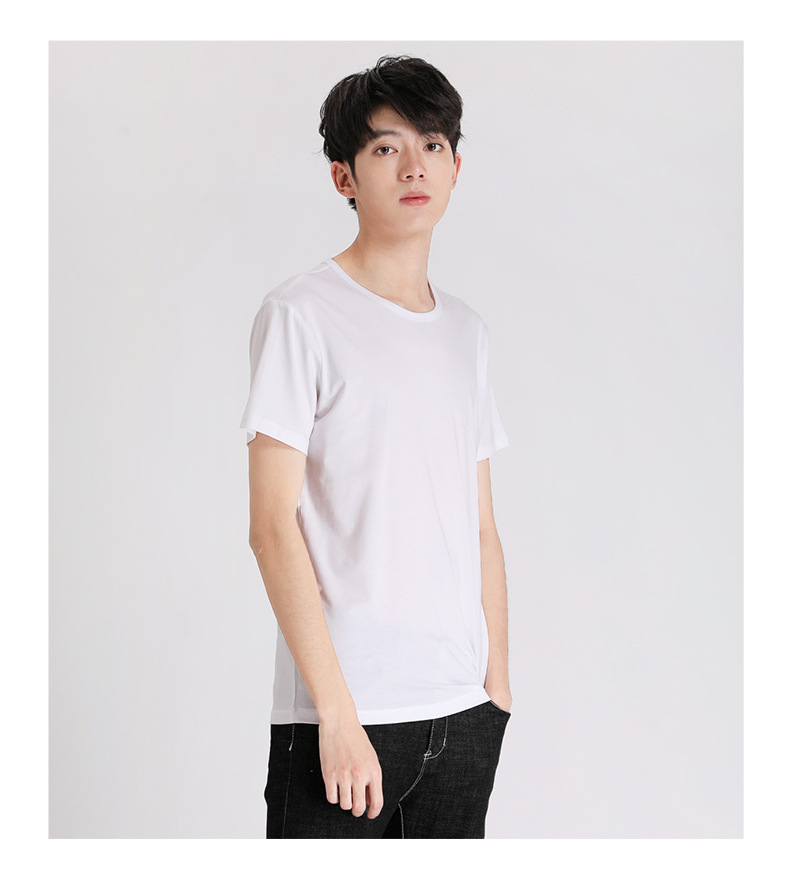 Áo thun nam phong cách Hàn Quốc cổ tròn cổ trái tim mã V-TX20