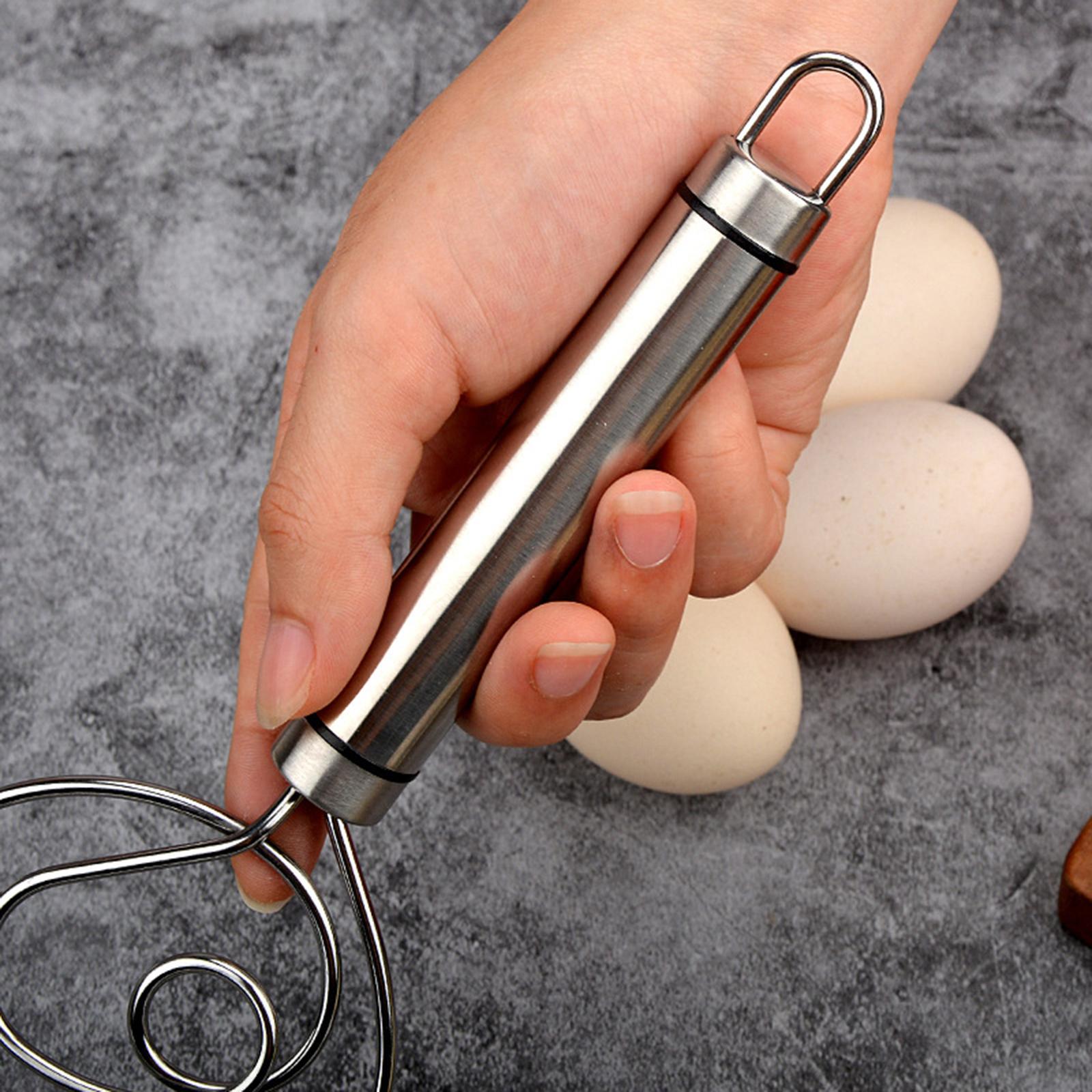 Hand Danish Whisk Kitchen Baking Tools Bread Mixer for Biscuits Dessert Cake