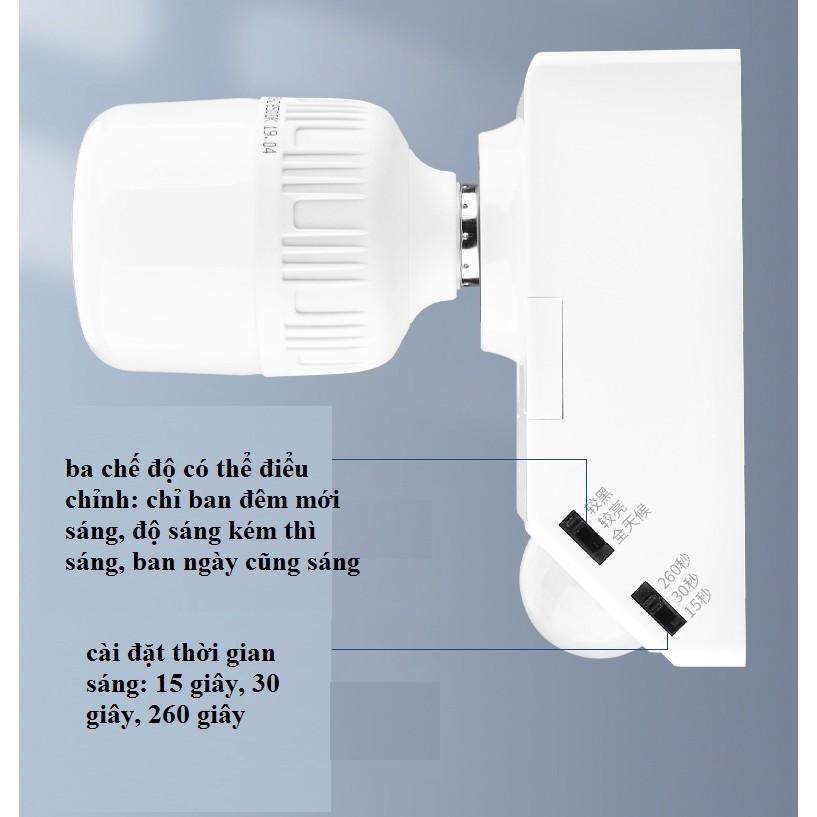 Đuôi đèn cảm ứng chuyển động hồng ngoại E27