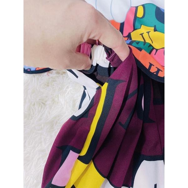 Bộ đùi PIJAMA lượn sóng, thiết kế lạ mắt siêu xinh