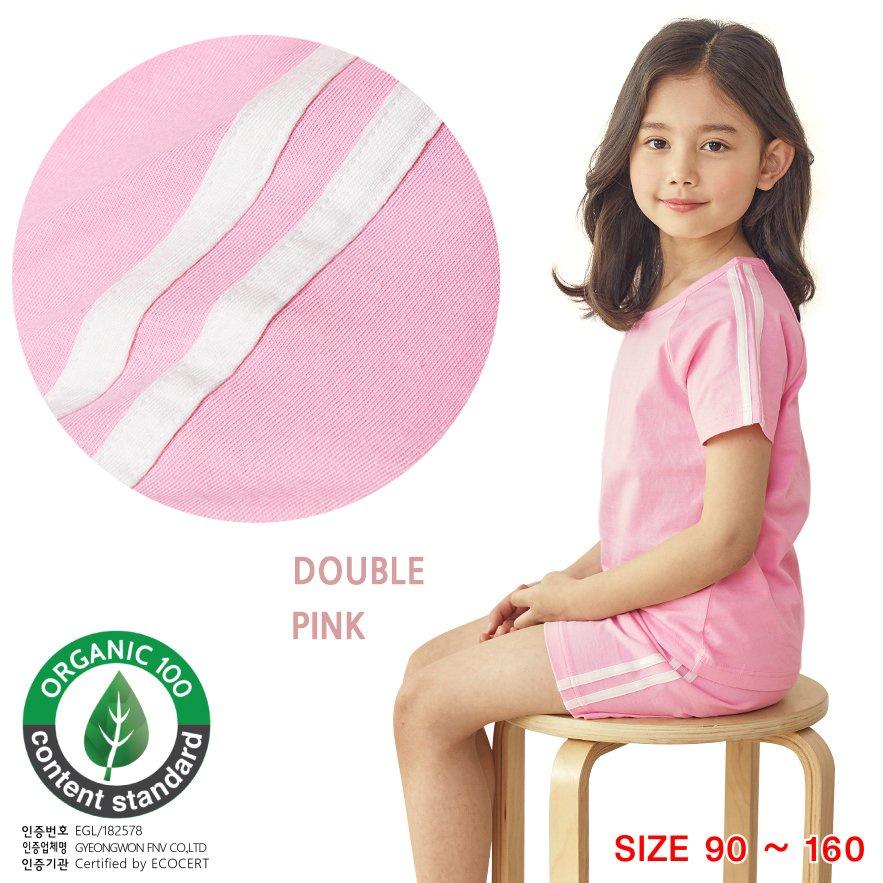 Đồ bộ ngắn tay mặc nhà cotton mịn cho bé gái U3047 - Unifriend Hàn Quốc, Cotton Organic