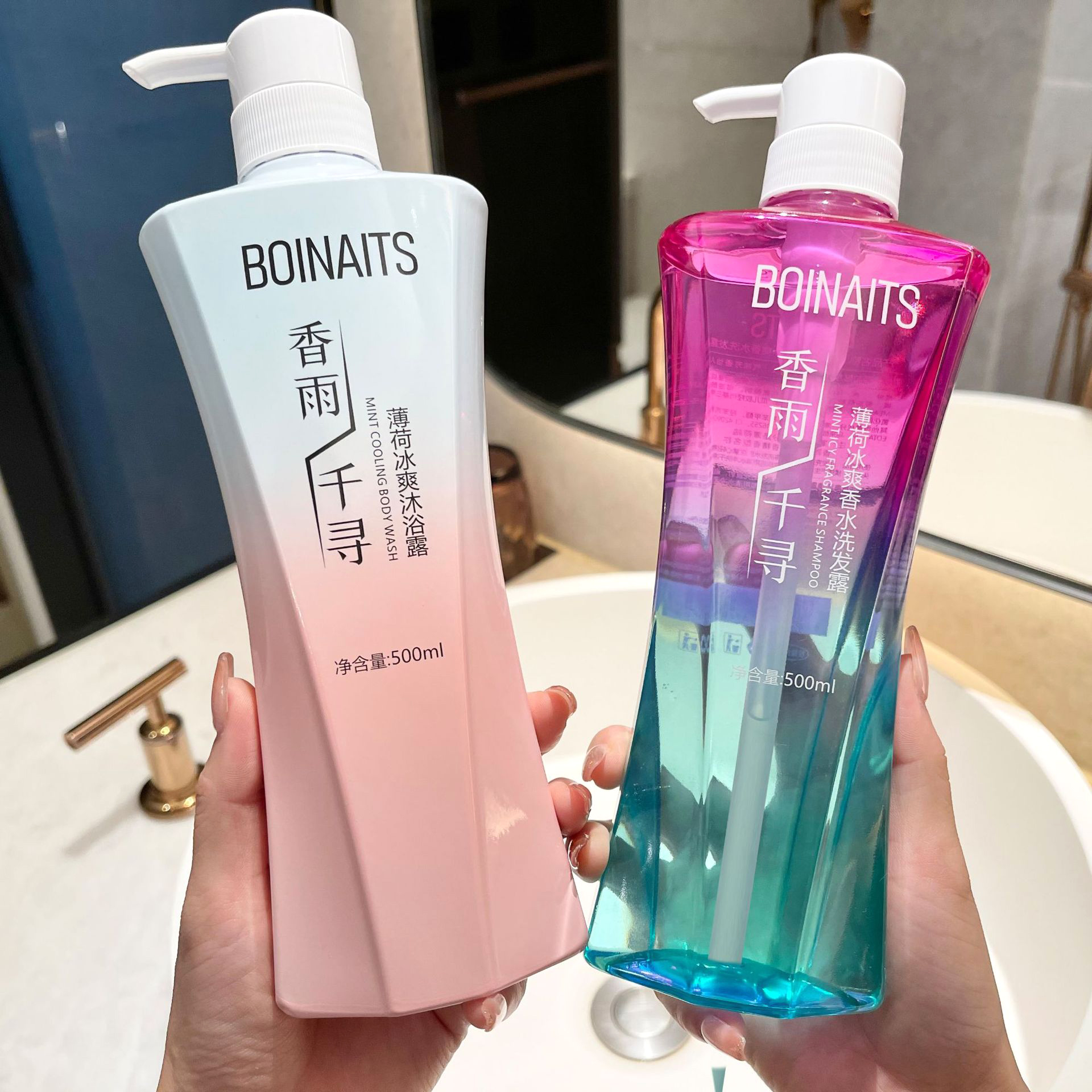 Dầu gội xả Boinaits Hair Salon 500ml, phục hồi chống rụng kích mọc tóc 500ml