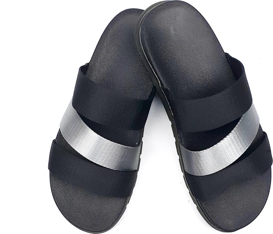 Dép nam 3 dây quai ngang vải dù êm chân D032