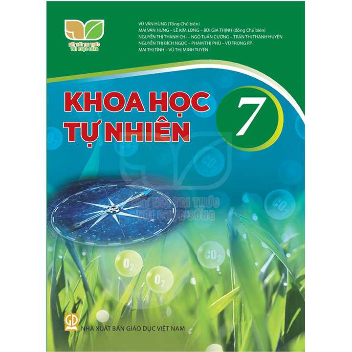 Sách - Khoa Học Tự Nhiên 7 KN và 2 tập giấy kiểm tra cấp 2 trắng trong