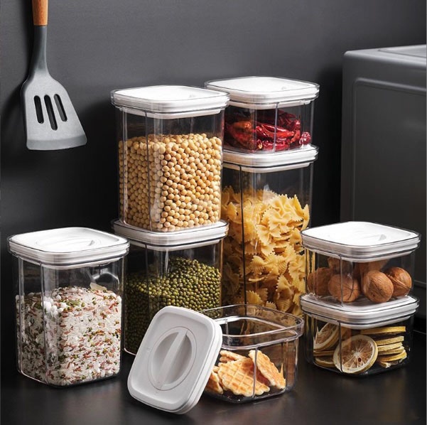 Combo 5 Hộp bảo quản thực phẩm đựng gia vị CANISTER Set 5Pcs