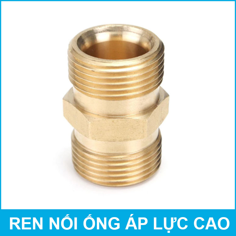 Ren nối ống dây áp lực cao ren 22mm