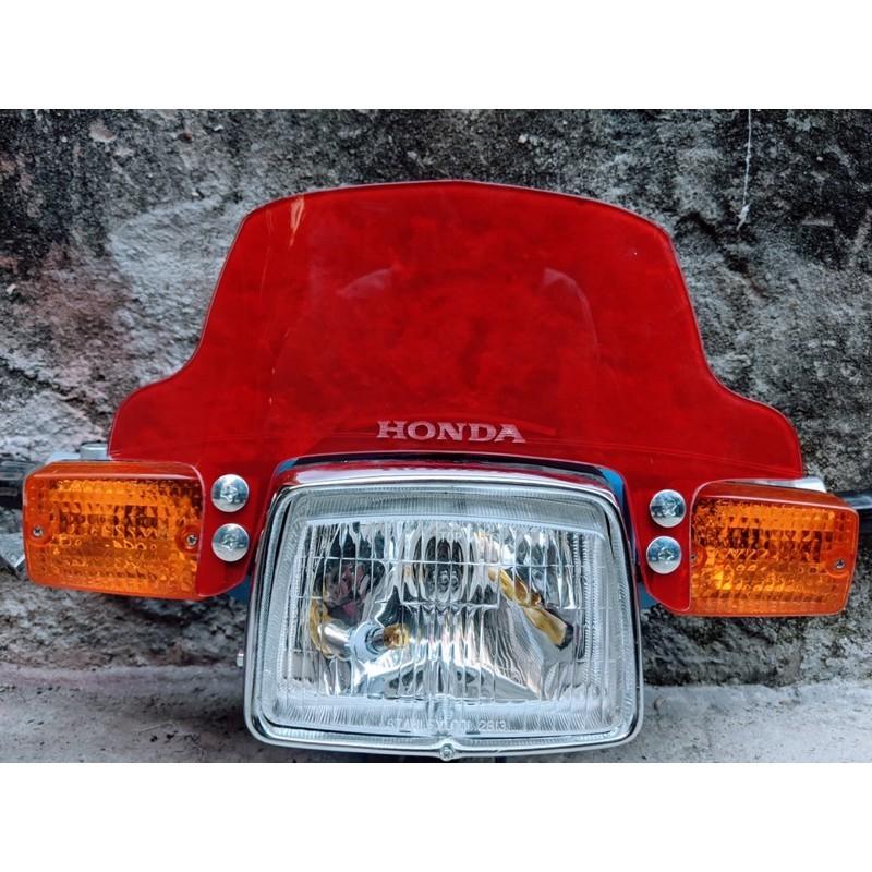 Kính chắn gió cho xe cub đèn vuông Hardy (Windshield For Square Headlight Honda Super Cub