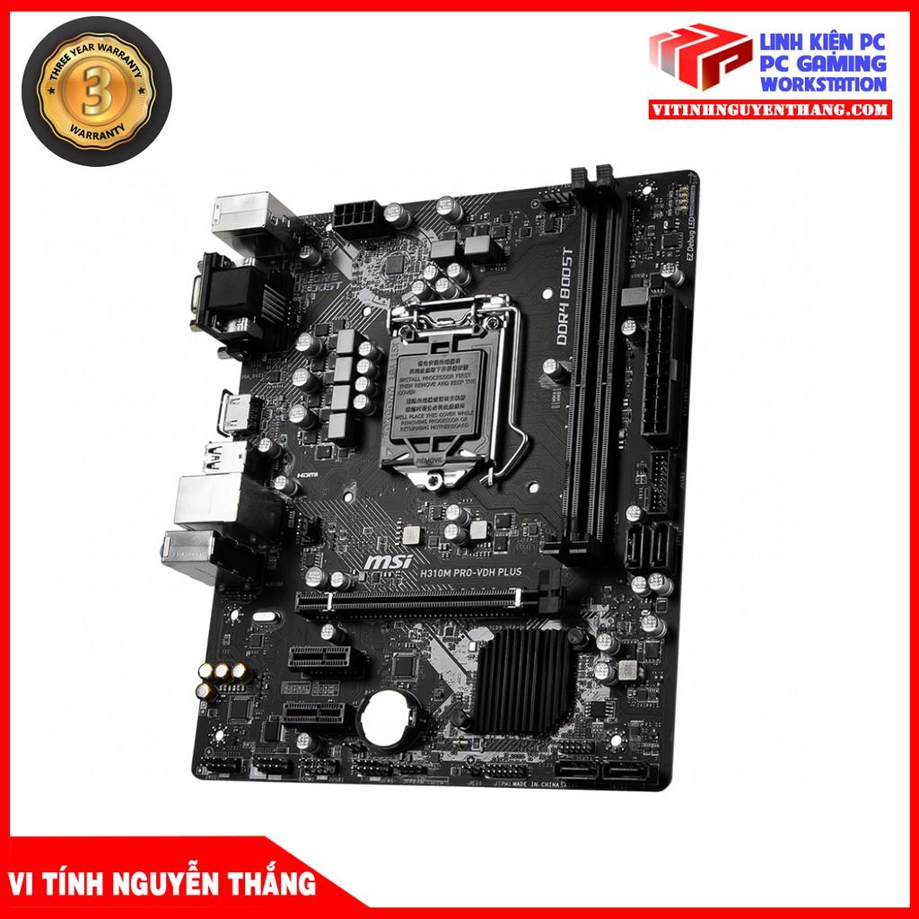 Mainboard - Bo Mạch Chủ MSI H310M PRO-VDH PLUS- Hàng Chính Hãng