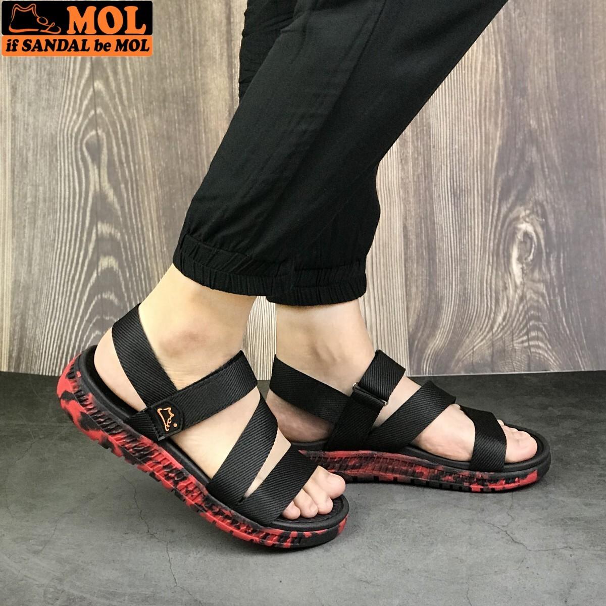 Giày sandal nữ siêu nhẹ hiệu MOL thích hợp mang đi học MS2B2