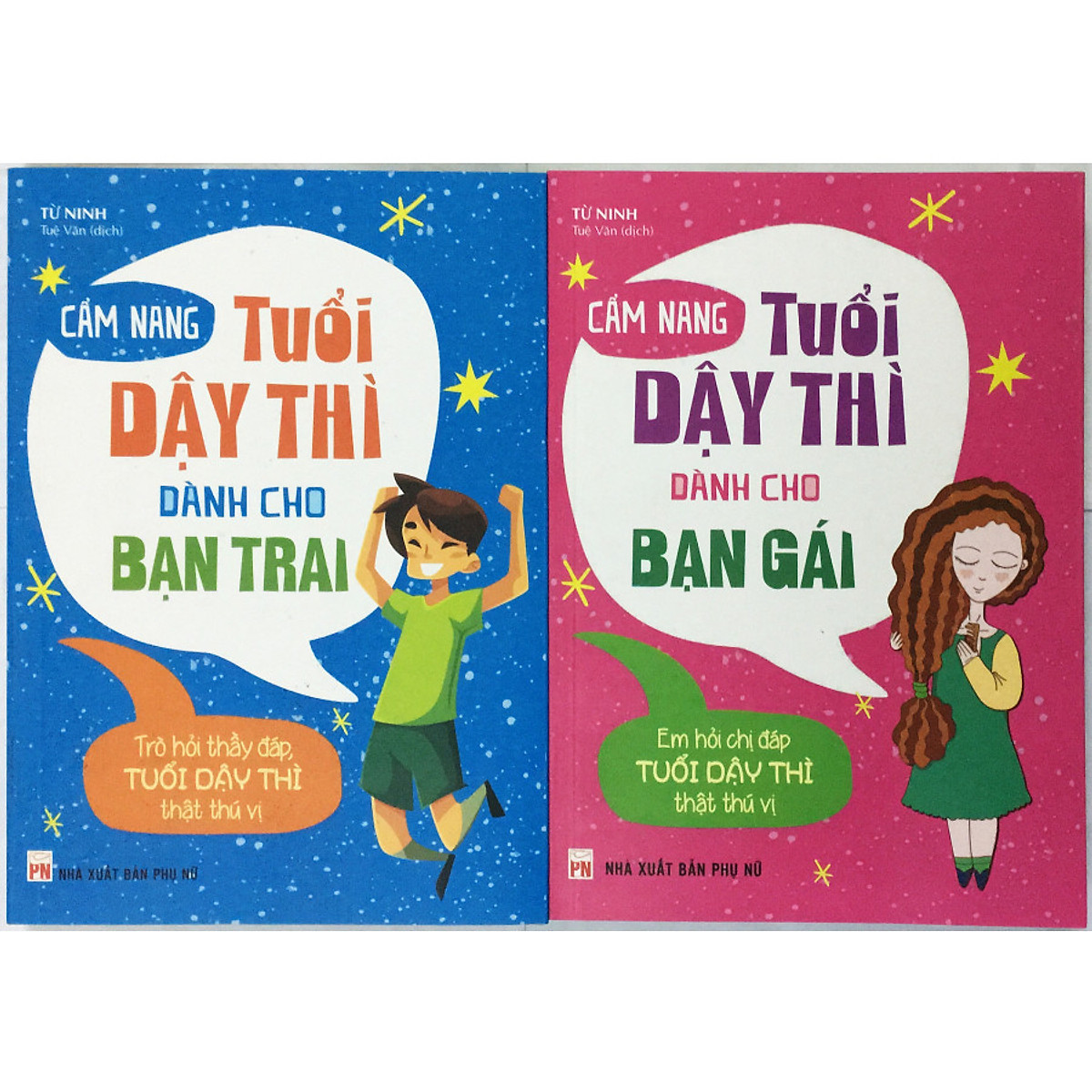 Combo 2 Cuốn Cẩm Nang Tuổi Dạy Thì Dành Cho Bé Trai Và Bé Gái