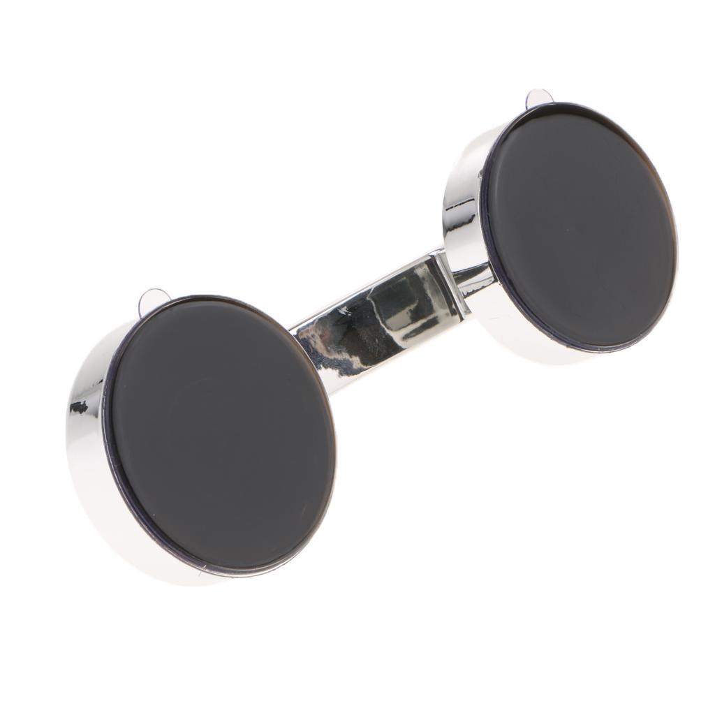 2xStrong Suction Cup Cabinet Handle Glass Door Pull Window Knob Decor Silver L