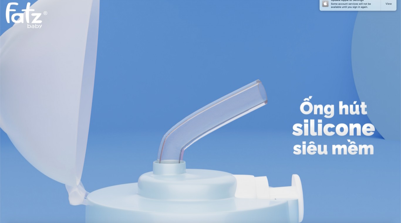 Bình uống nước trong suốt nắp bật chống chỗ ống hút silicone 250ml cho bé từ 6 tháng tuổi + tặng cọ rửa ống hút