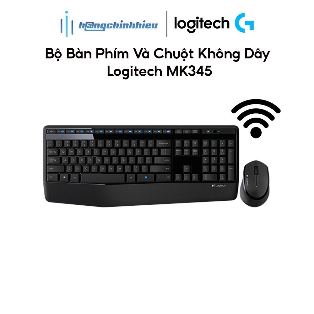 Bộ Bàn Phím Và Chuột Không Dây Logitech MK345 Hàng chính hãng