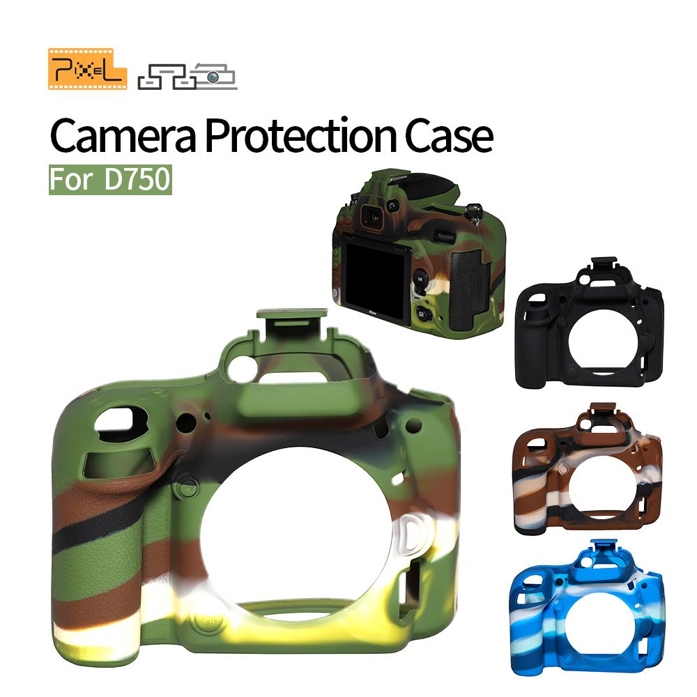 Máy ảnh pixel bảo vệ silicone silicon cover máy ảnh dslr nikon bảo vệ cho Nikon D750 Phụ kiện nhiếp ảnh màu: Quân đội xanh