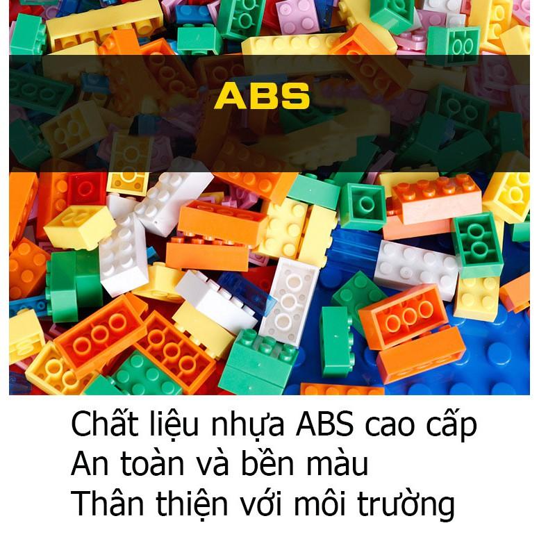 Đồ chơi xếp hình Lego hộp âm nhạc dây cót có đèn xoay tròn hình cây thông Noel, quà tặng giáng sinh ý nghĩa 601097