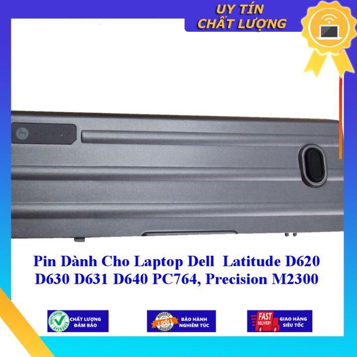 Pin dùng cho Laptop Dell Latitude D620 D630 D631 D640 PC764 Precision M2300 - Hàng Nhập Khẩu  MIBAT37