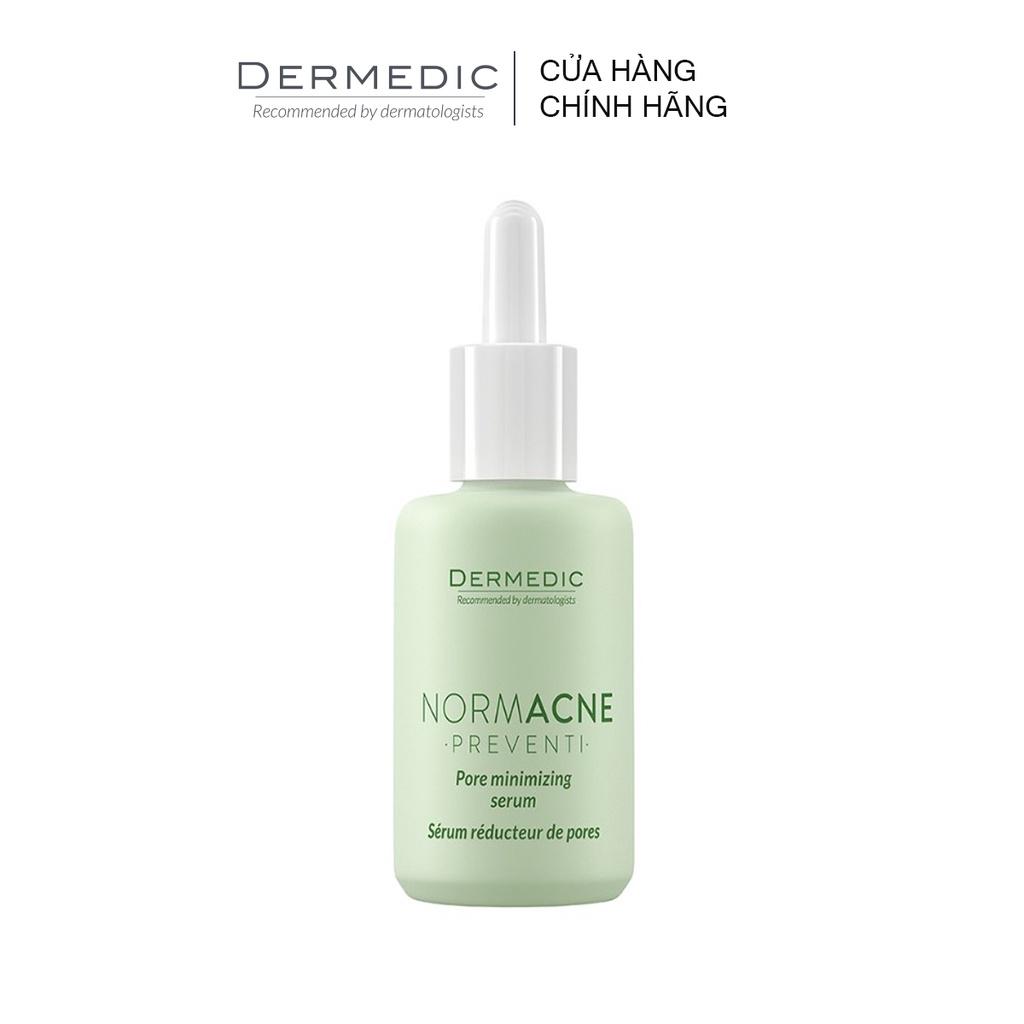 Serum Dermedic Normacne kiềm dầu se khít lỗ chân lông cho da dầu Normacne Preventi Widened Pores Serum 30 ml