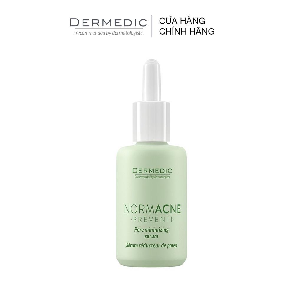 Serum Dermedic Normacne kiềm dầu se khít lỗ chân lông cho da dầu Normacne Preventi Widened Pores Serum 30 ml