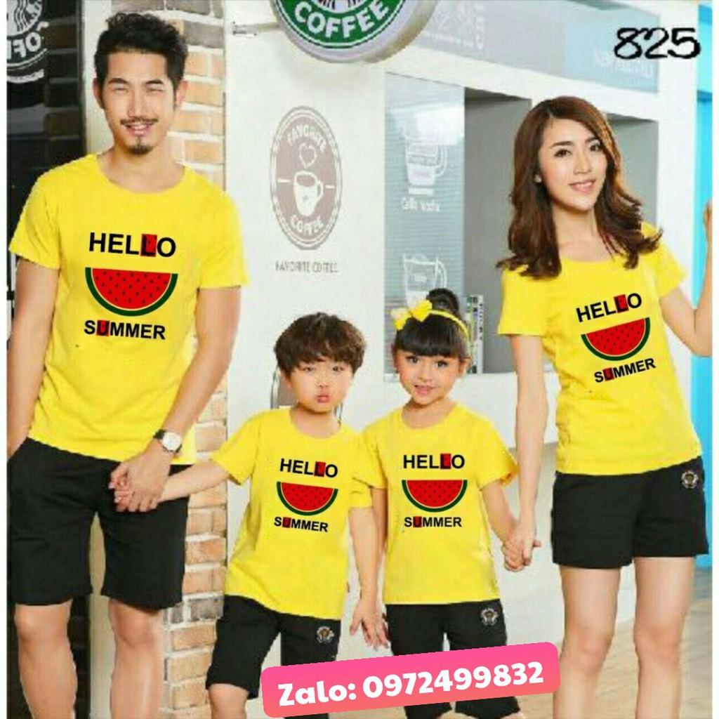 Đồng phục đi biển gia đình, nhóm