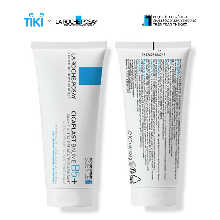 Kem dưỡng hỗ trợ làm dịu &amp; phục hồi da La Roche-Posay Cicaplast Baume B5+ 100ml