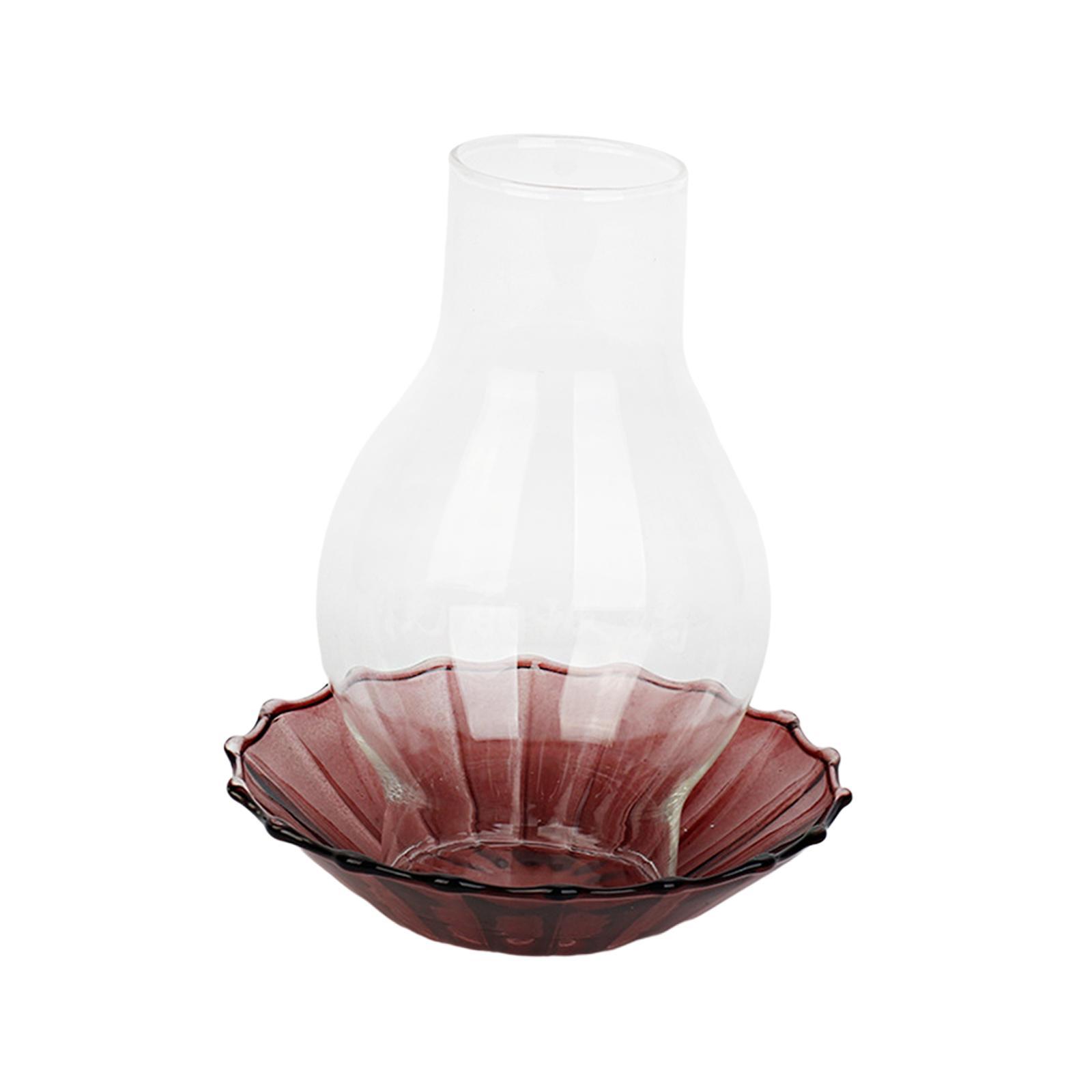 Glass Candle Holder Candle  for Home Pillar Votive Tealight Floating Candle Decor