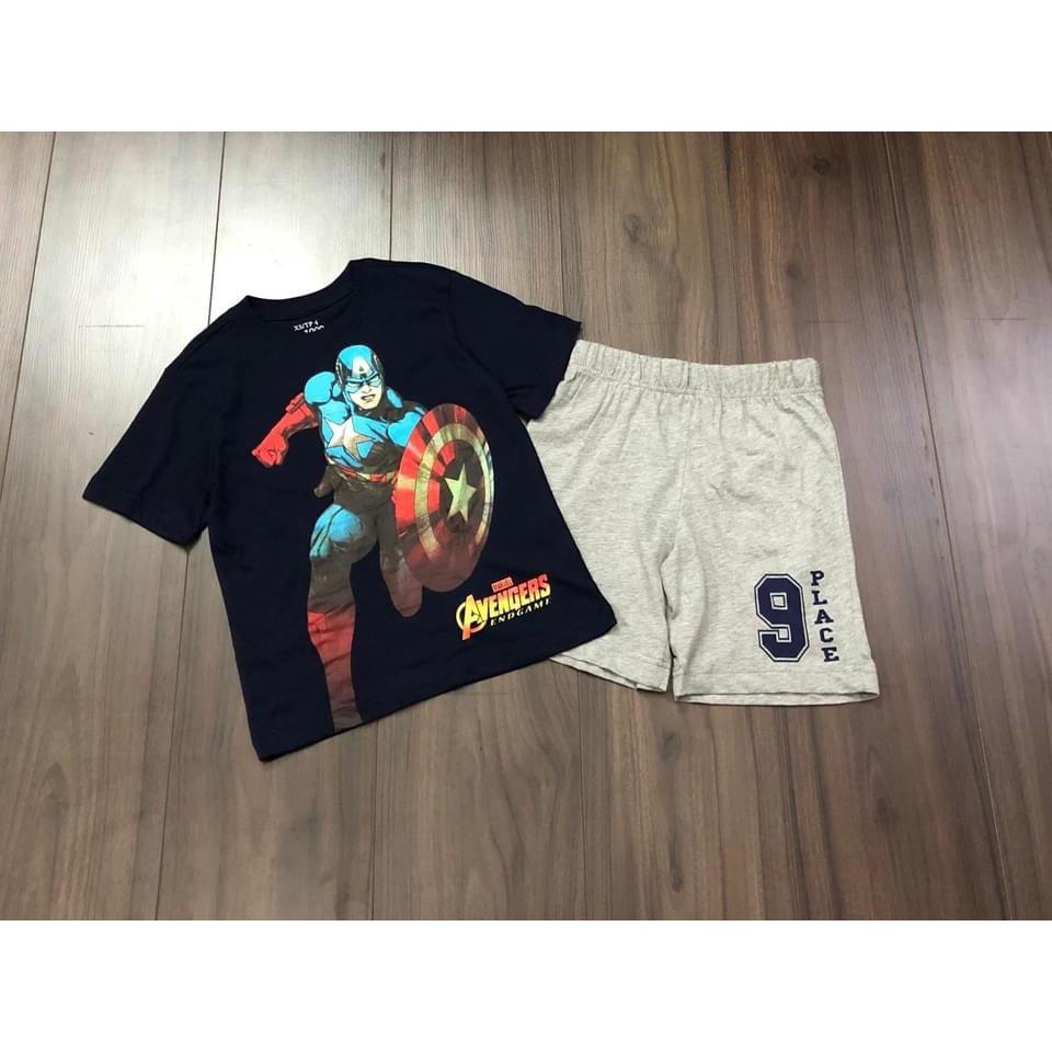 SET 2 BỘ ĐÙI BÉ TRAI SPIDERMAN 9 MÀU ĐỎ ĐEN