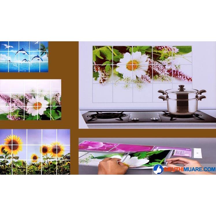 Giấy decal dán bếp chống bẩn cách nhiệt cao cấp